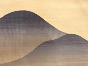 アンティーク　綴れ　遠山模様織り出し名古屋帯